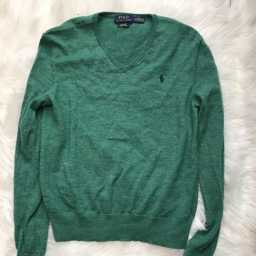Men’s Polo V-neck sweater